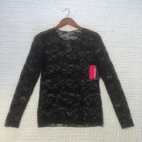 Commando Floral Lace Long Sleeved Tee - Picture 3 of 5